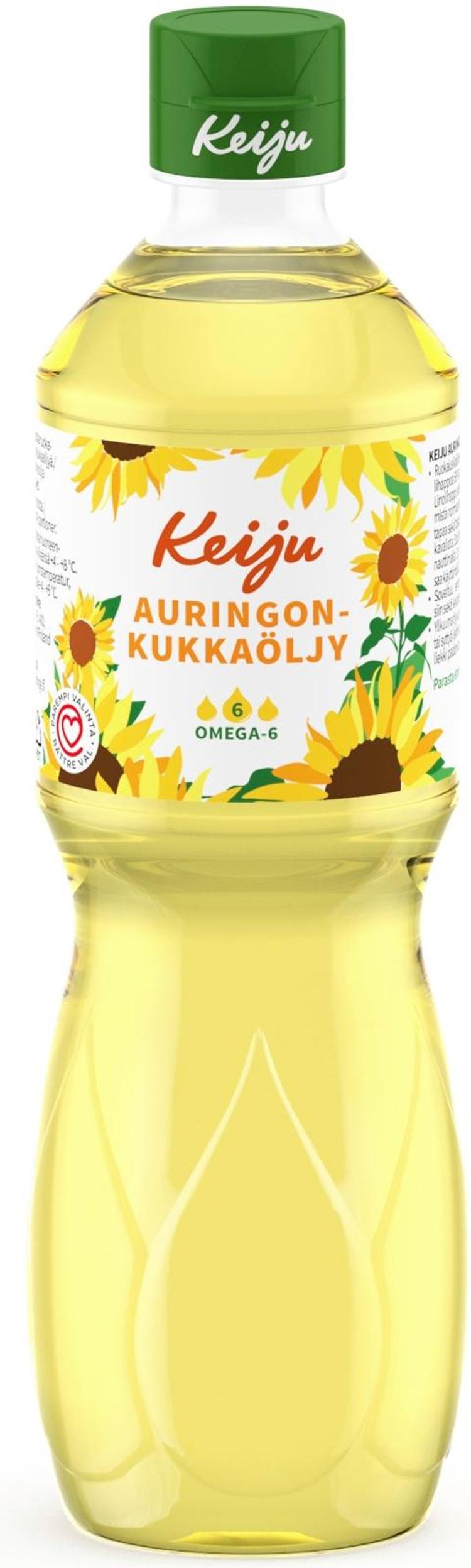 Keiju Auringonkukkaöljy 500 ml