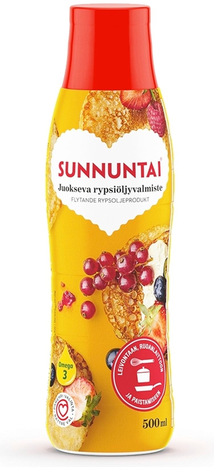 Sunnuntai Juokseva rypsiöljyvalmiste 500 ml