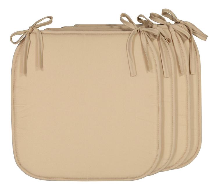 House istuintyyny 38 x 38 cm 4 kpl beige