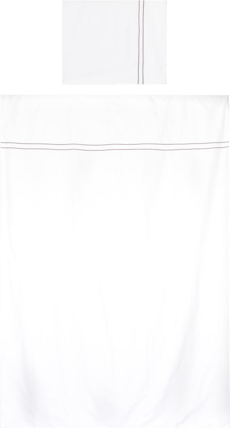 House satiinipussilakanasetti 150 x 210 + 55 x 65 cm valkoinen
