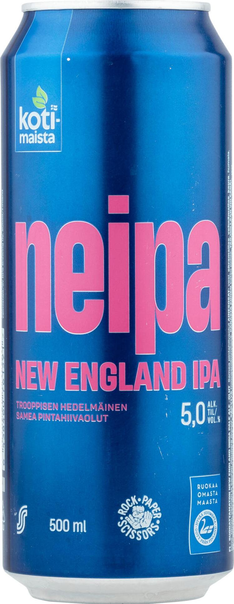 Kotimaista NEIPA olut 5,0 % 0,5l tlk