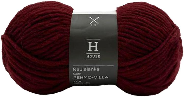 House lanka Pehmovilla 112706 100 g Wine Red 10835