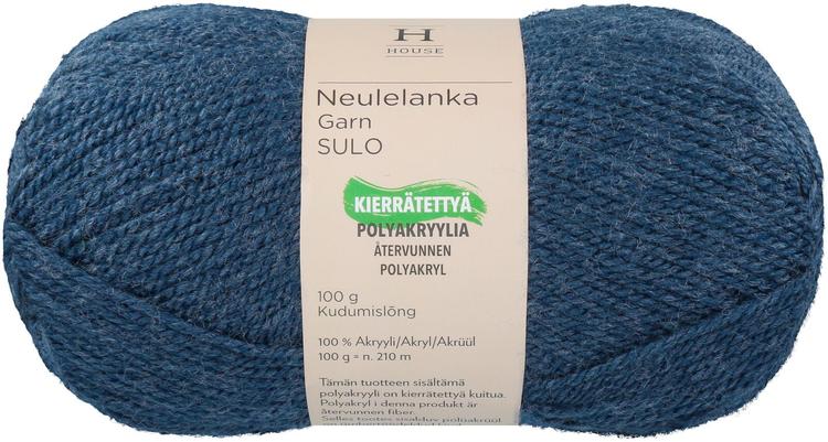 House neulelanka akryyli Sulo 100 g Denim Blue 5541