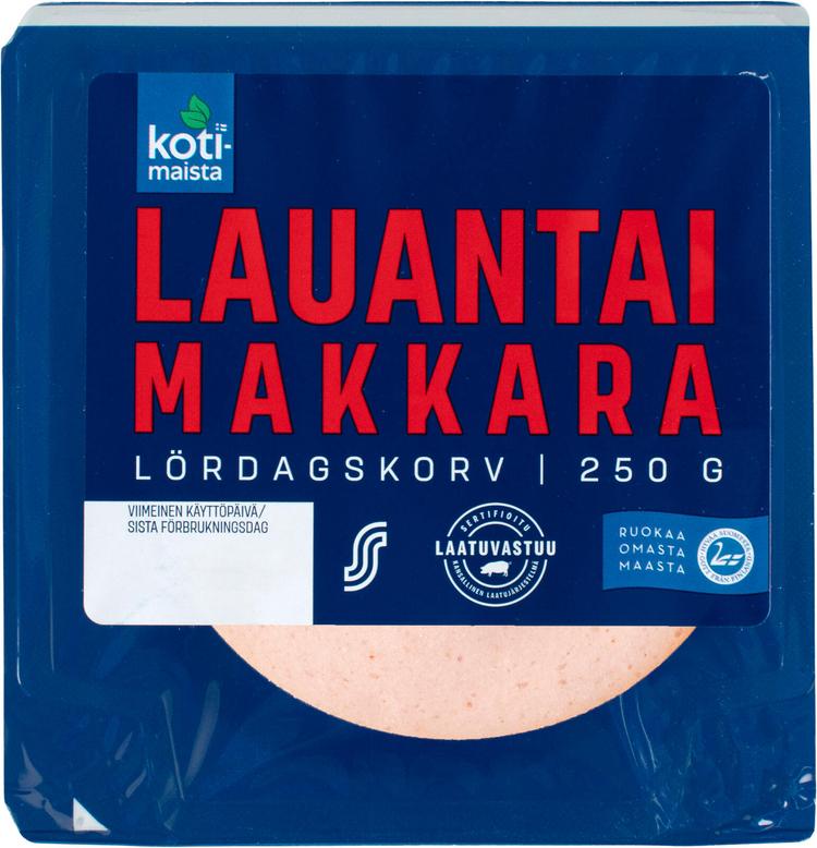 Kotimaista Lauantaimakkara 250 g