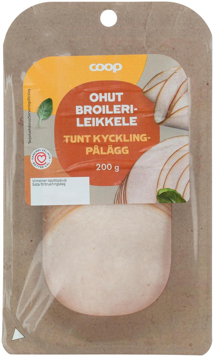 Coop ohut broilerileikkele 200 g