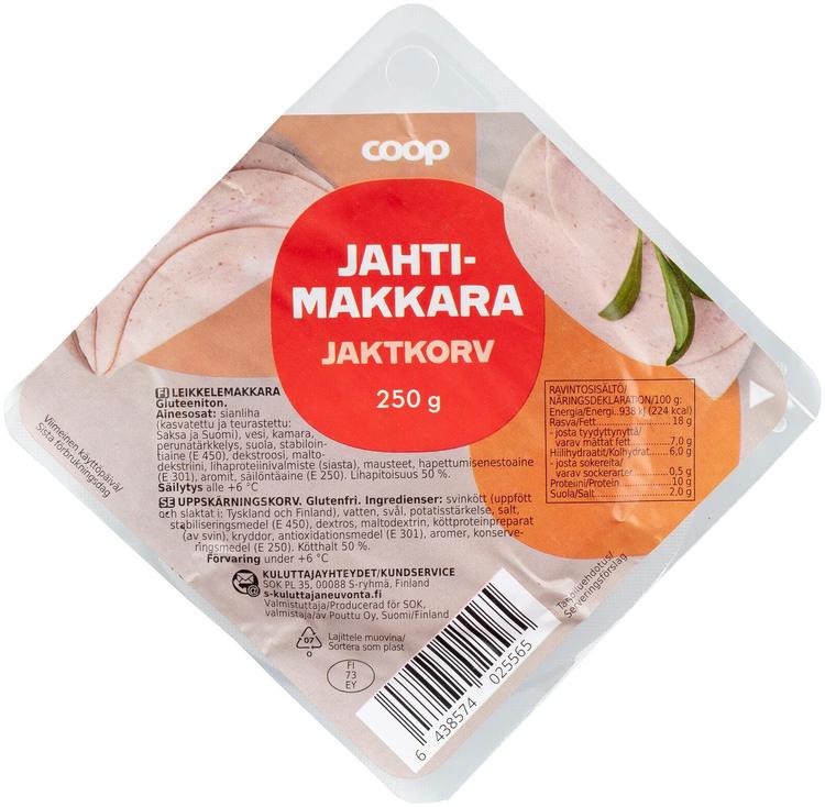 Coop jahtimakkara viipale 250 g