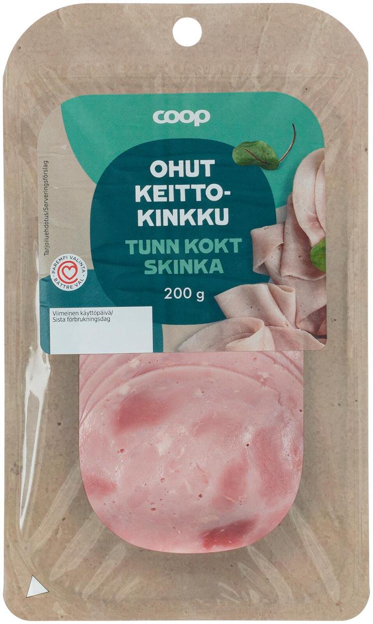 Coop ohut keittokinkku 200 g