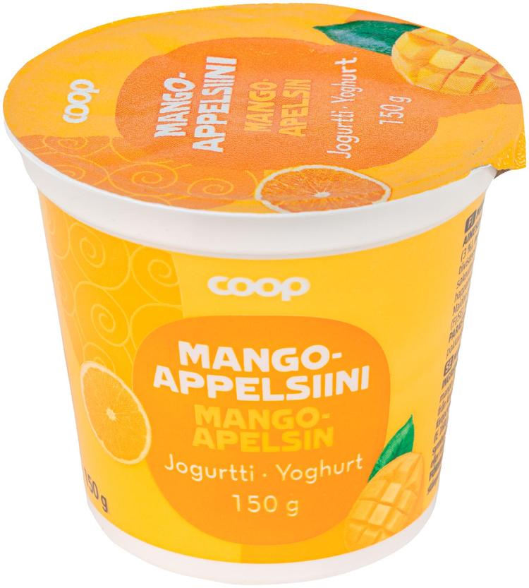 Coop mango-appelsiinijogurtti 150 g