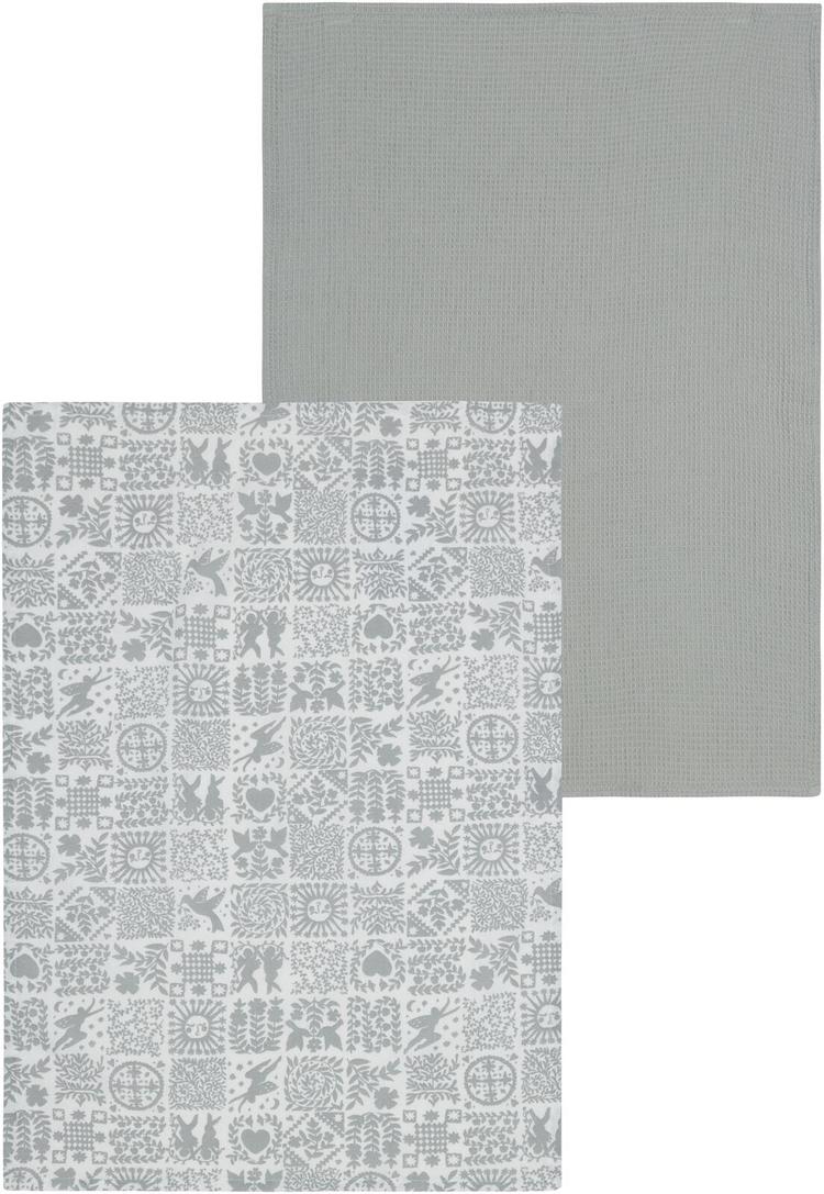 House keittiöpyyhe Quilty/Waffle 50 x 70 cm 2-pack PatternLab