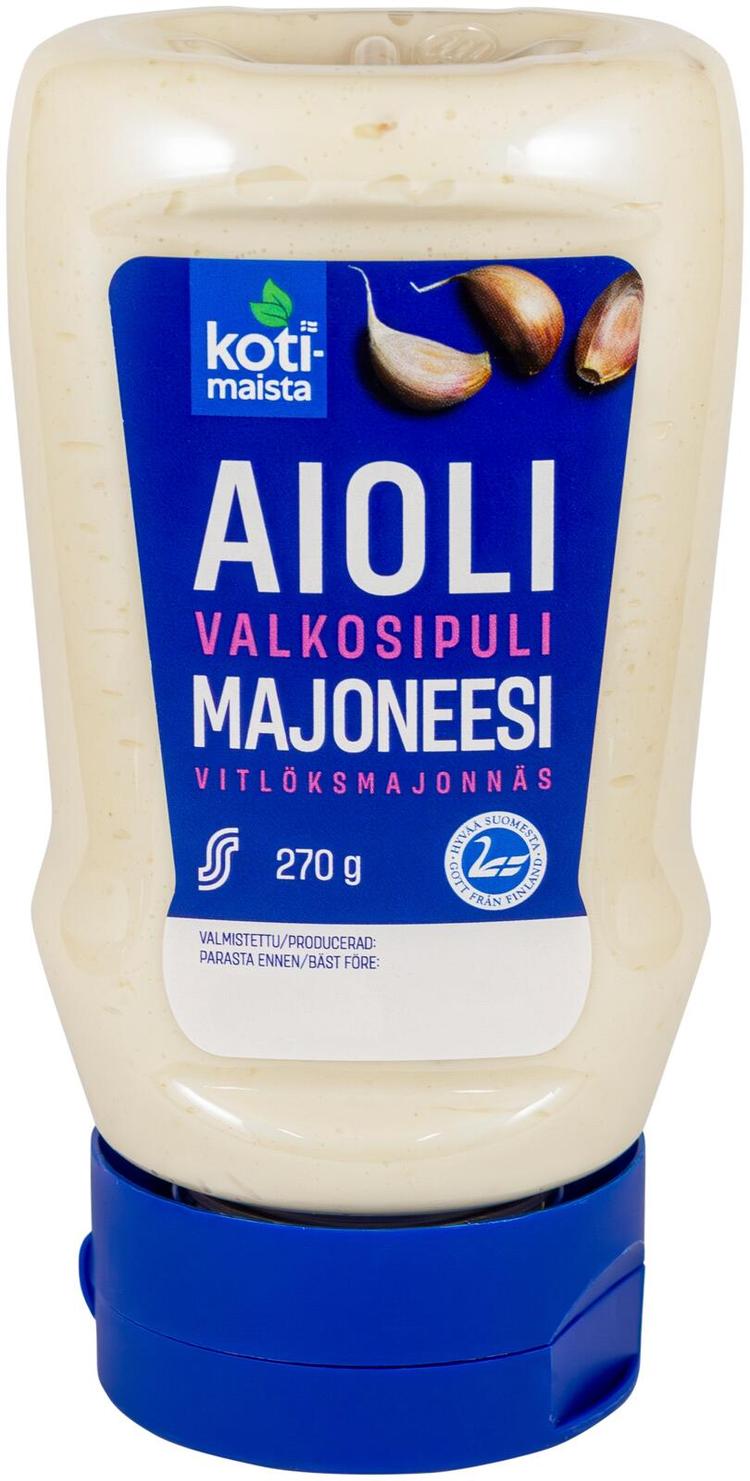 Kotimaista aioli valkosipulimajoneesi 270 g