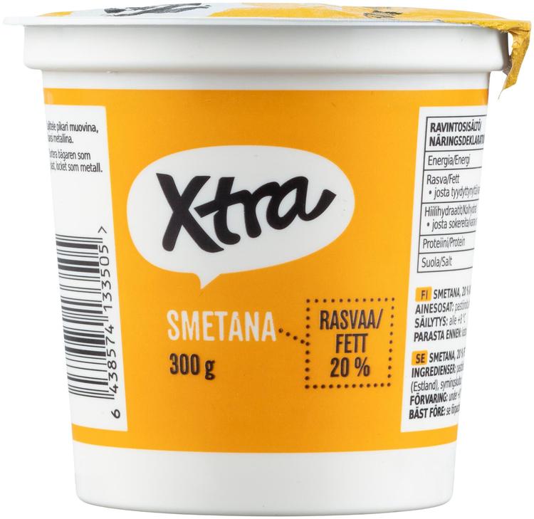 Xtra smetana 20 % 300 g