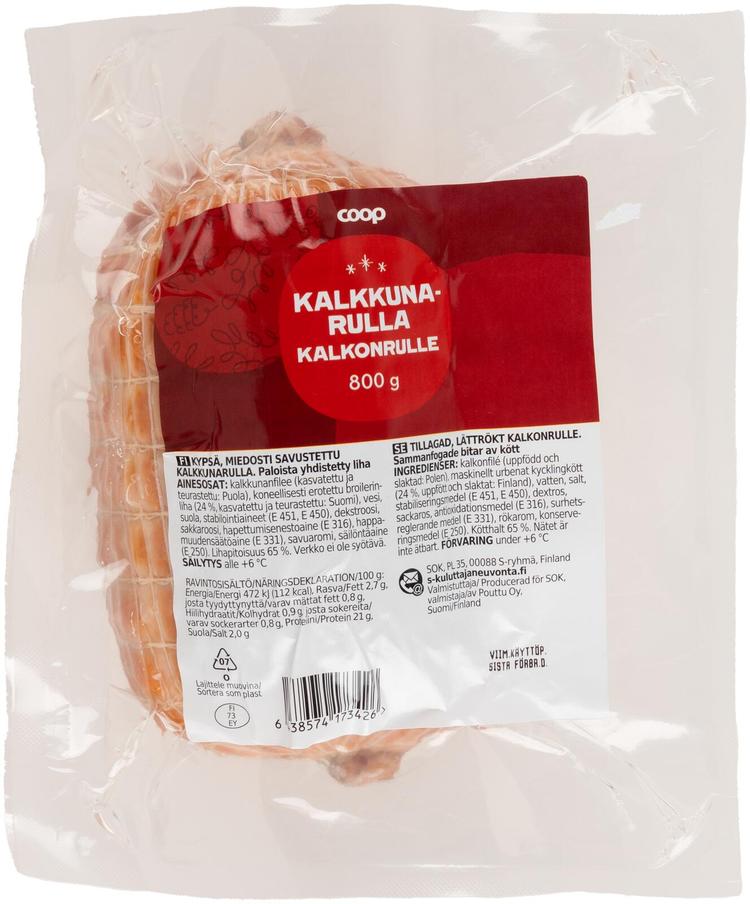 Coop kalkkunarulla 800 g