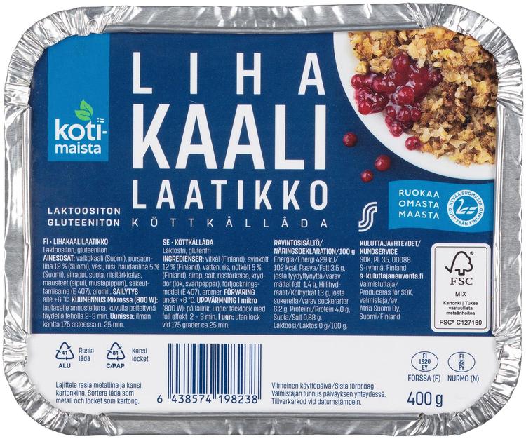 Kotimaista Lihakaalilaatikko 400g