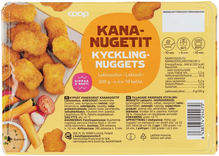 Coop kananugetit 200 g