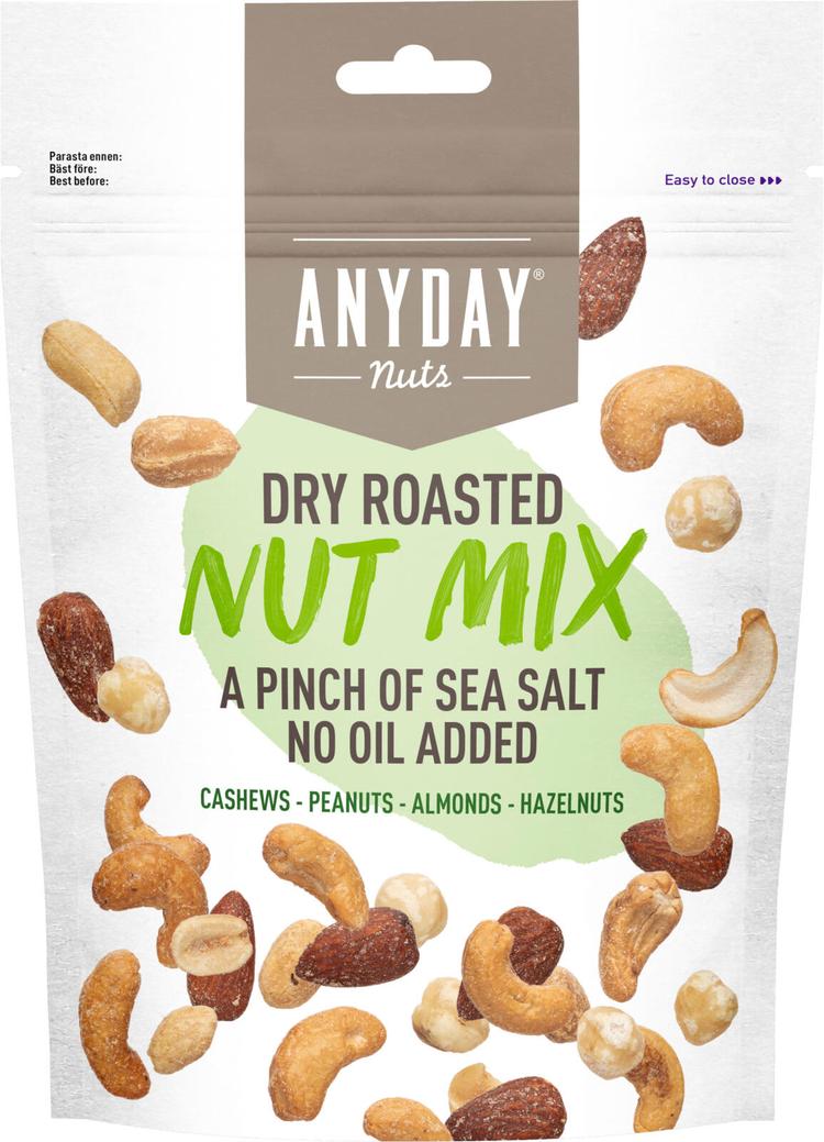 Anyday Nut Mix pähkinäsekoitus 140g