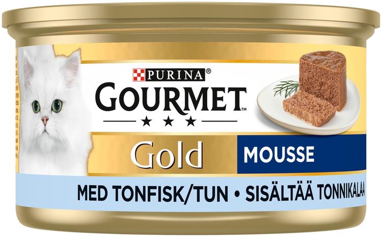 Gourmet 85g Gold Tonnikala Mousse kissanruoka