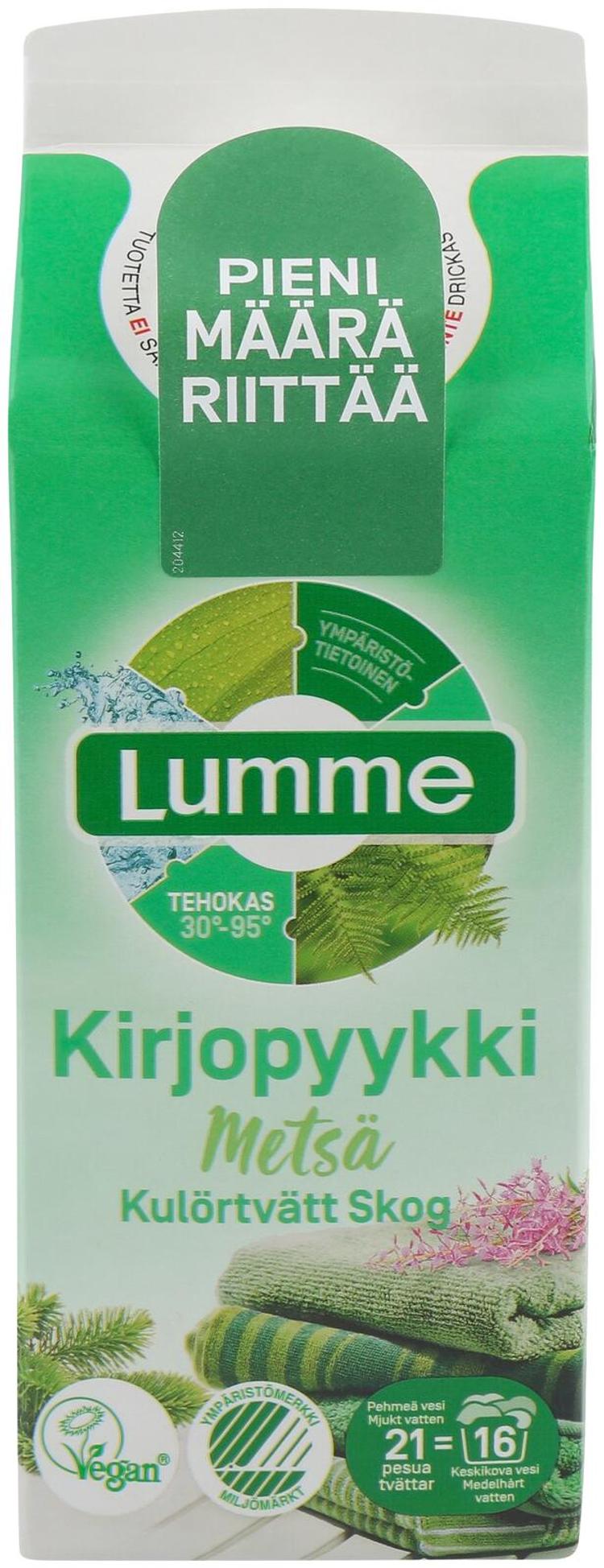 Lumme Kirjopyykki Metsä pyykinpesuneste 750ml