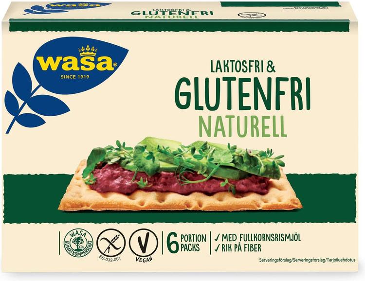 Wasa 240g gluteeniton ja laktoositon näkkileipä