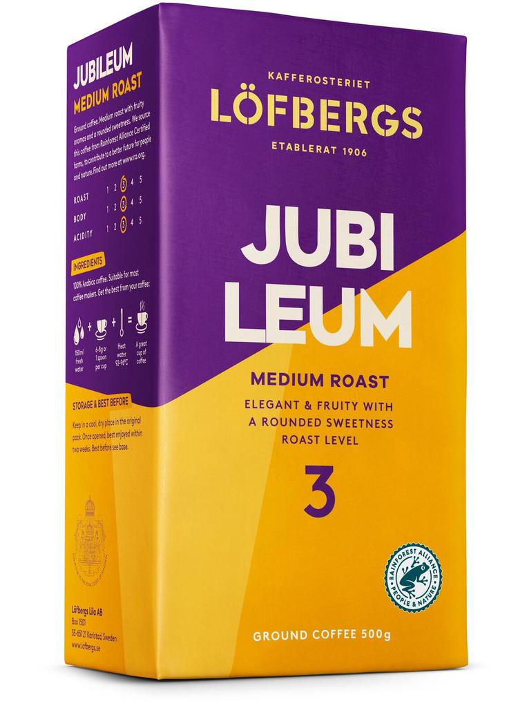 Löfbergs Jubileum Suodatinkahvi 500g Rainforest alliance