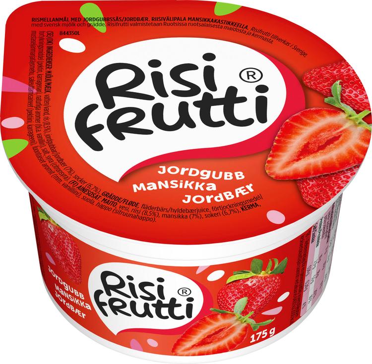 Risifrutti mansikka riisivälipala 175g