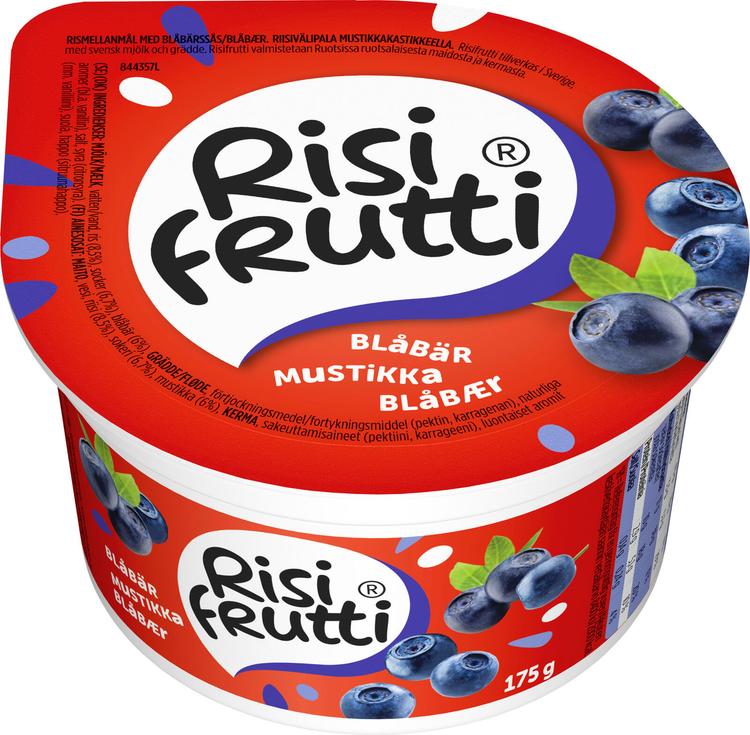 Risifrutti mustikka riisivälipala 175g