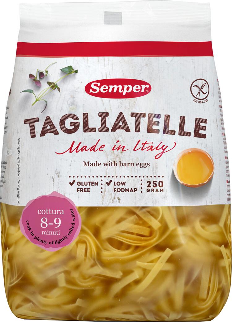 Semper Gluteeniton Tagliatelle pasta 250g