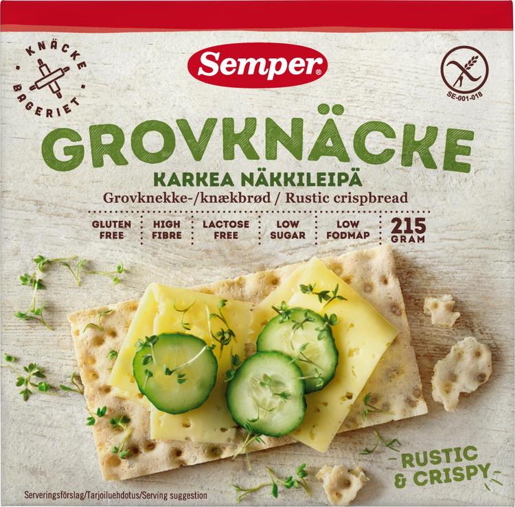 Semper Gluteeniton Karkea näkkileipä 215g