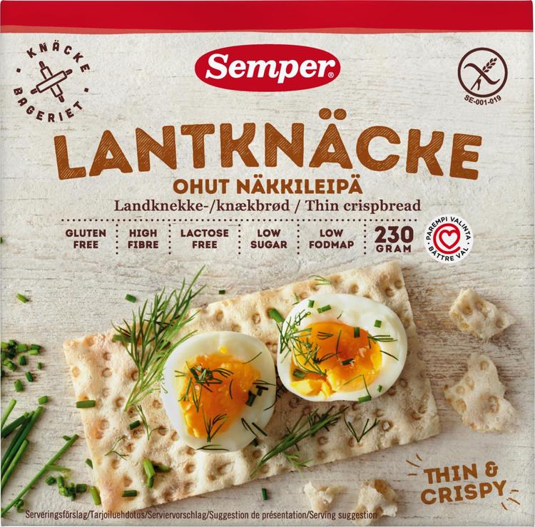 Semper Gluteeniton Ohut näkkileipä 230g