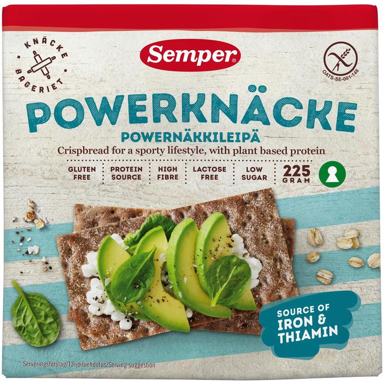 Semper Gluteeniton Powernäkkileipä 225g