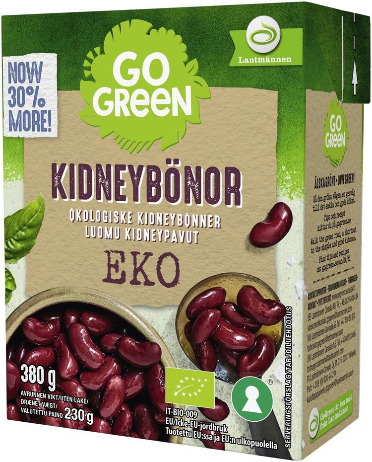 GoGreen Luomu Kidneypavut  380g