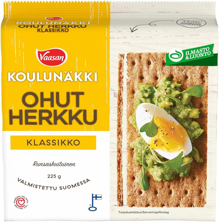 Vaasan Koulunäkki Ohut herkku Klassikko 225g