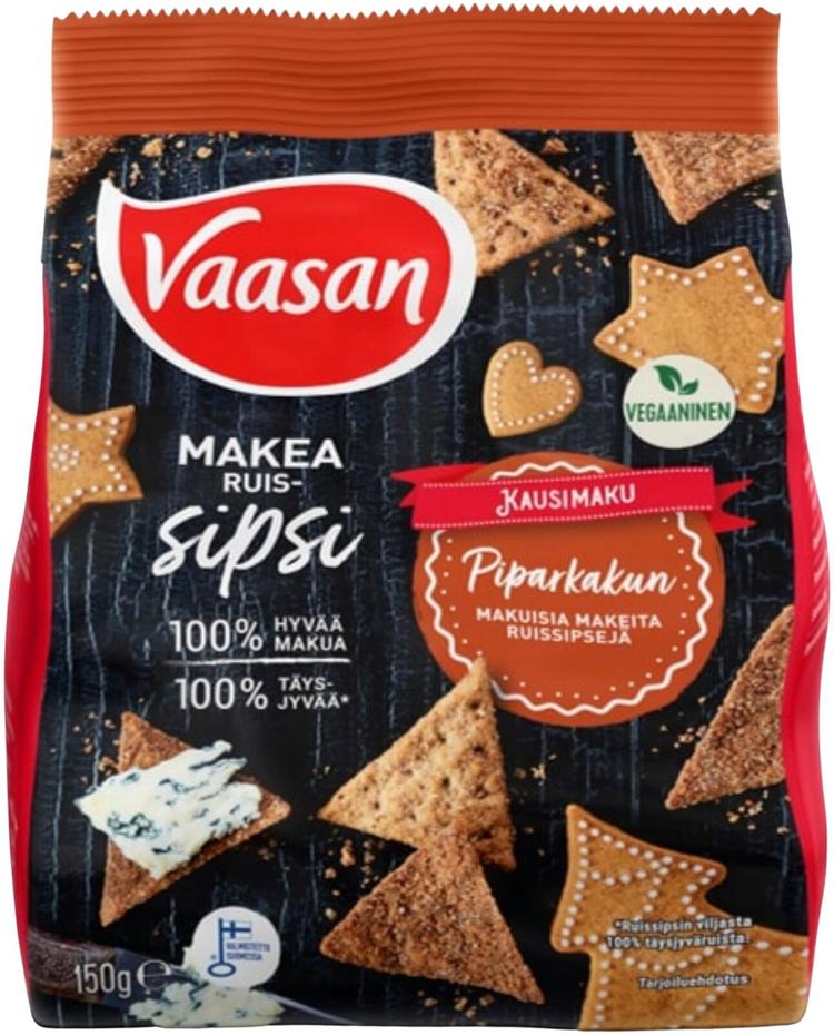 Vaasan Ruissipsi Piparkakun makuinen 150g