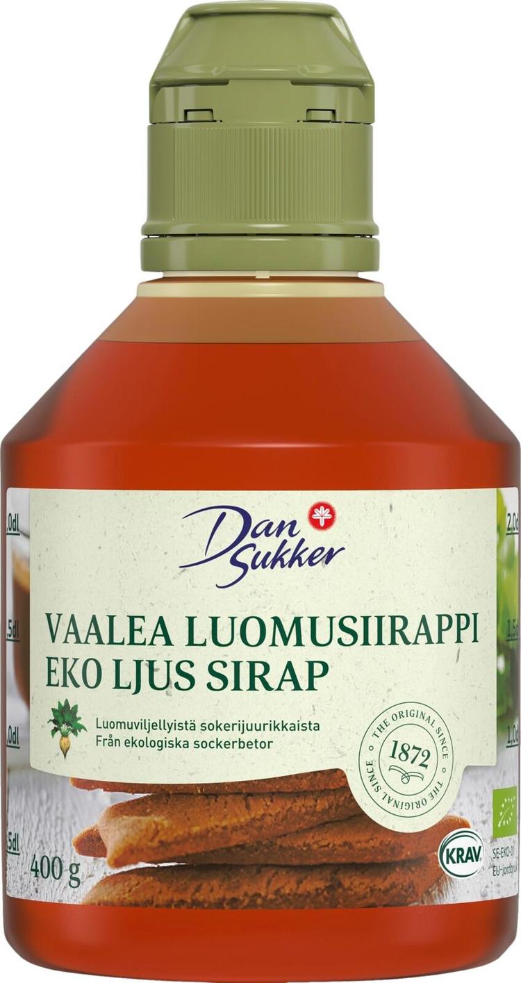 Dansukker Vaalea Luomusiirappi 400g