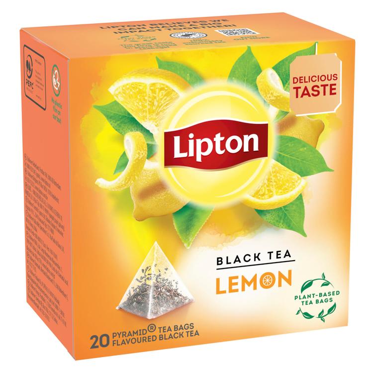 Lipton 20ps Lemon pyramidi musta tee