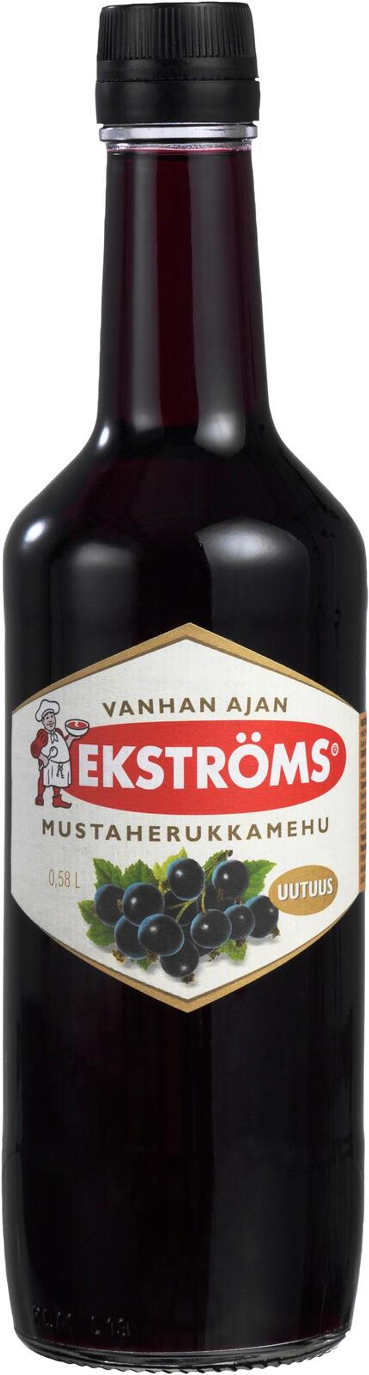 Ekströms Vanhan ajan mustaherukkamehutiiviste 0,58l