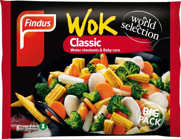 Findus Wok Classic Big Pack 750g, pakaste