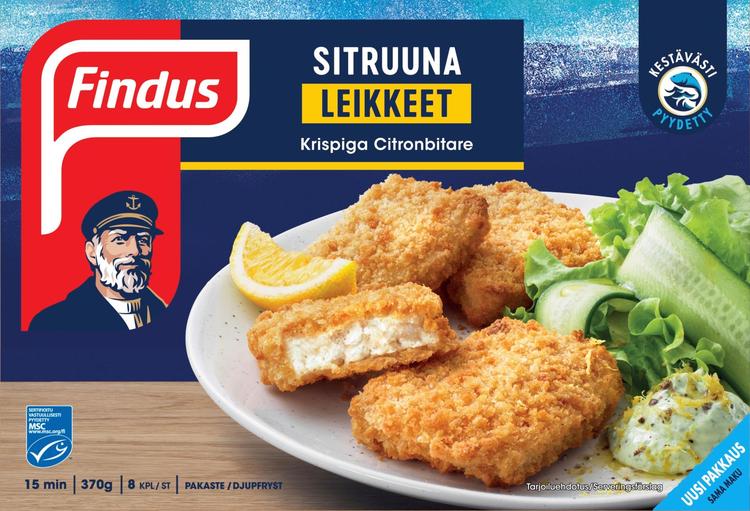 Findus Sitruunaleikkeet MSC 370g, pakaste