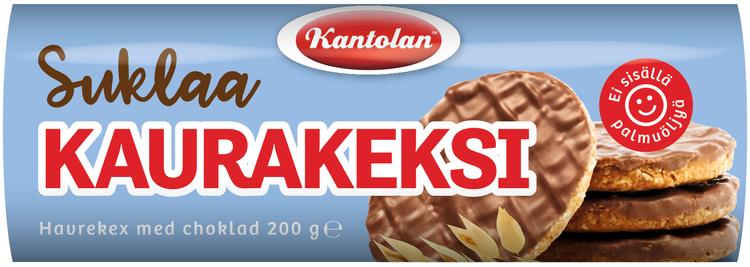 Kantolan Kaurakeksi suklaakeksi 200g