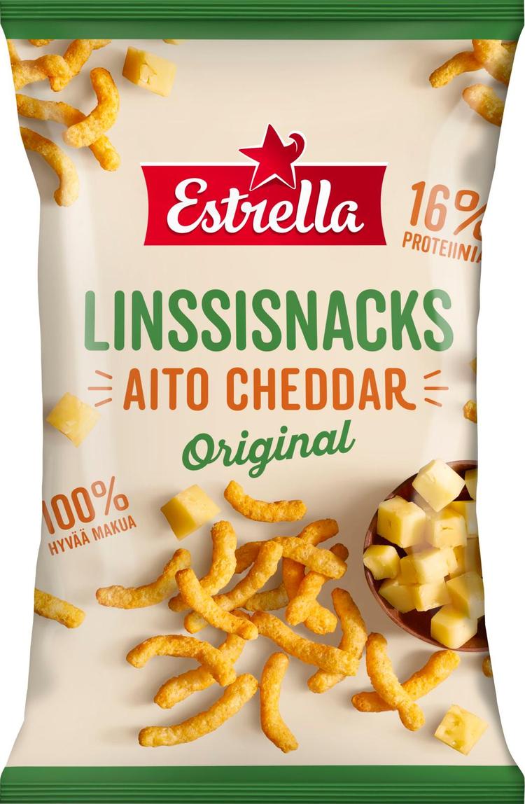 Estrella Linssisnacks Cheddar 125g