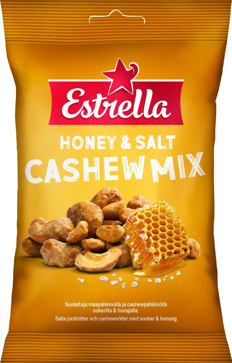 Estrella Honey & Salt Cashew Mix 140g