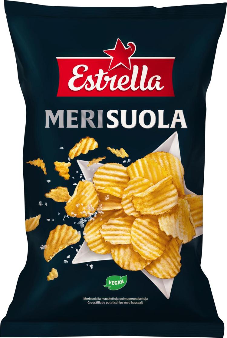 Estrella Merisuolasipsi 275g