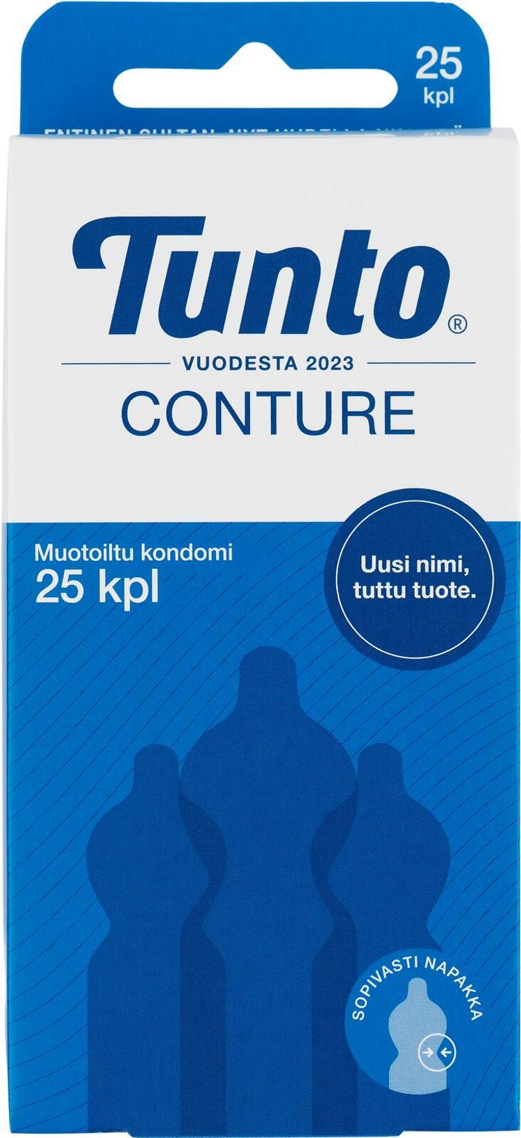 Tunto Conture muotoiltu kondomi 25kpl