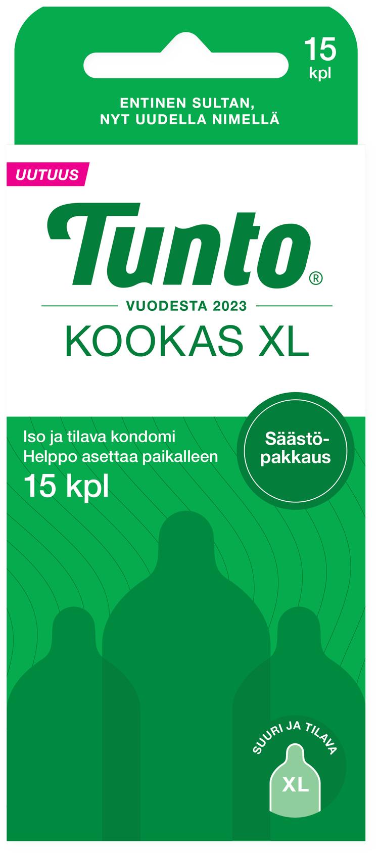 Tunto Kookas XL kondomi 15kpl