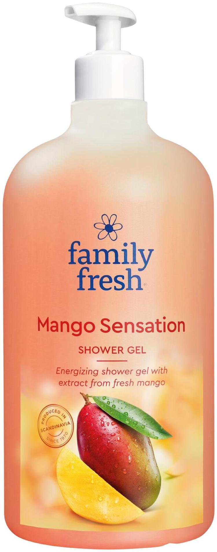 Family Fresh Mango Sensation shower gel suihkugeeli 1000ml