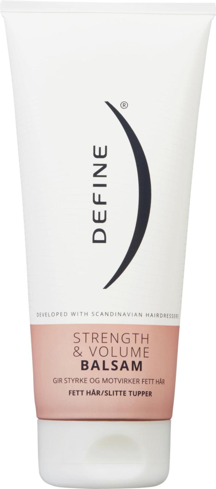 Define Strength & Volume conditioner tuuheuttava ja vahvistava hoitoaine hennoille hiuksille 200ml