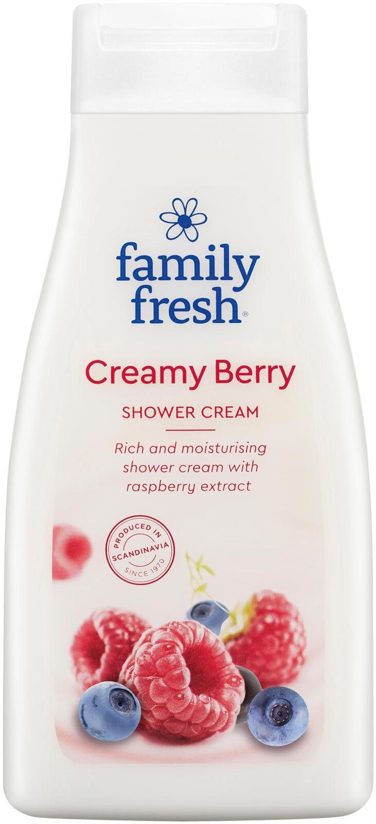 Family Fresh Creamy Berry shower cream suihkusaippua 500ml