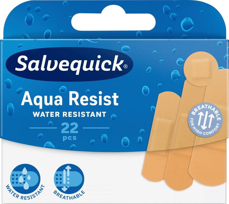 Salvequick Aqua Resist muovilaastari 22kpl