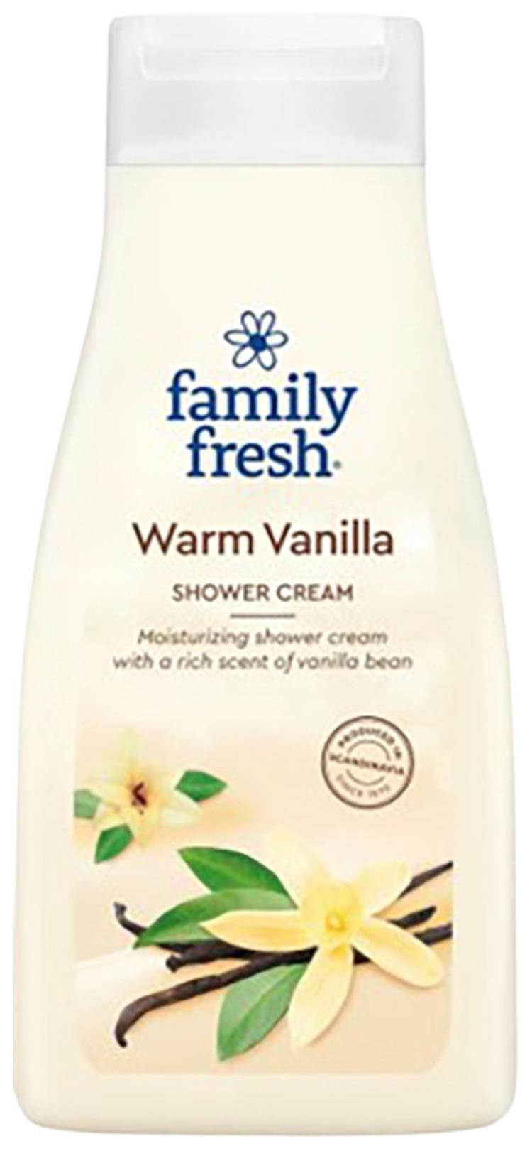 Family Fresh Warm Vanilla shower cream suihkusaippua 500ml