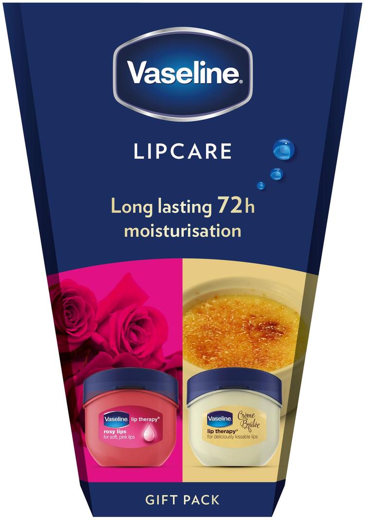 Vaseline Ultimate Lip Lahjapakkaus 2 x huulivoide 7g lajitelma