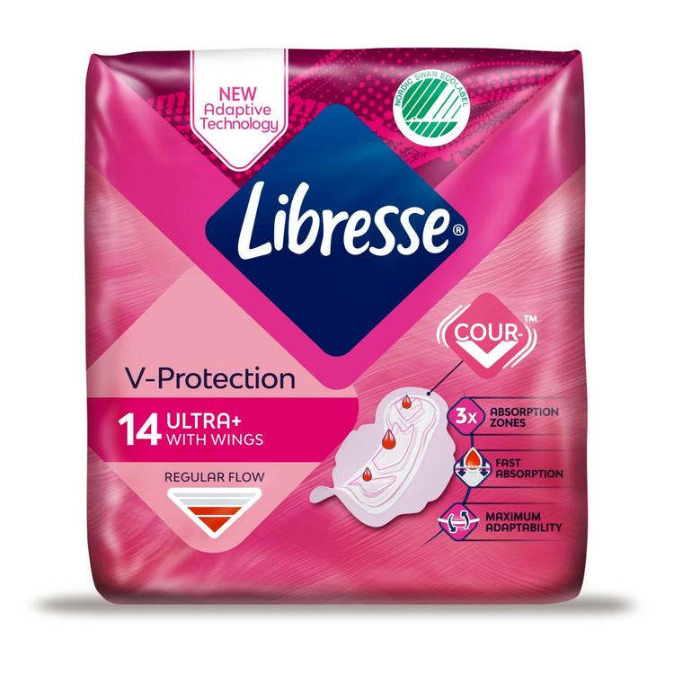 LIBRESSE side Ultra+ Wings regular 14 kpl